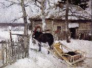 Konstantin Korovin Winter china oil painting artist